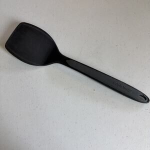 Calphalon 13" Slotted Spatula Turner Black Nylon Gray Silicone Comfort Handle